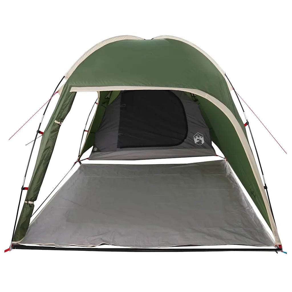 Tenda Capanna con tetto-Tenda da campeggio Verde 370 x 230 x 185 cm taffet¨¤