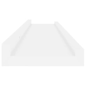 Mensole da Parete 4 pz Bianco Lucido 80x9x3 cm 326655