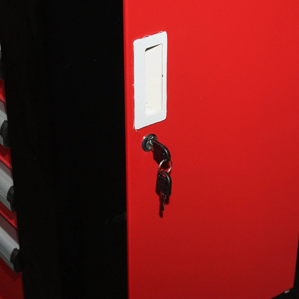 Carrello portautensili in metallo con 7 cassetti, dimensioni 765x460x850