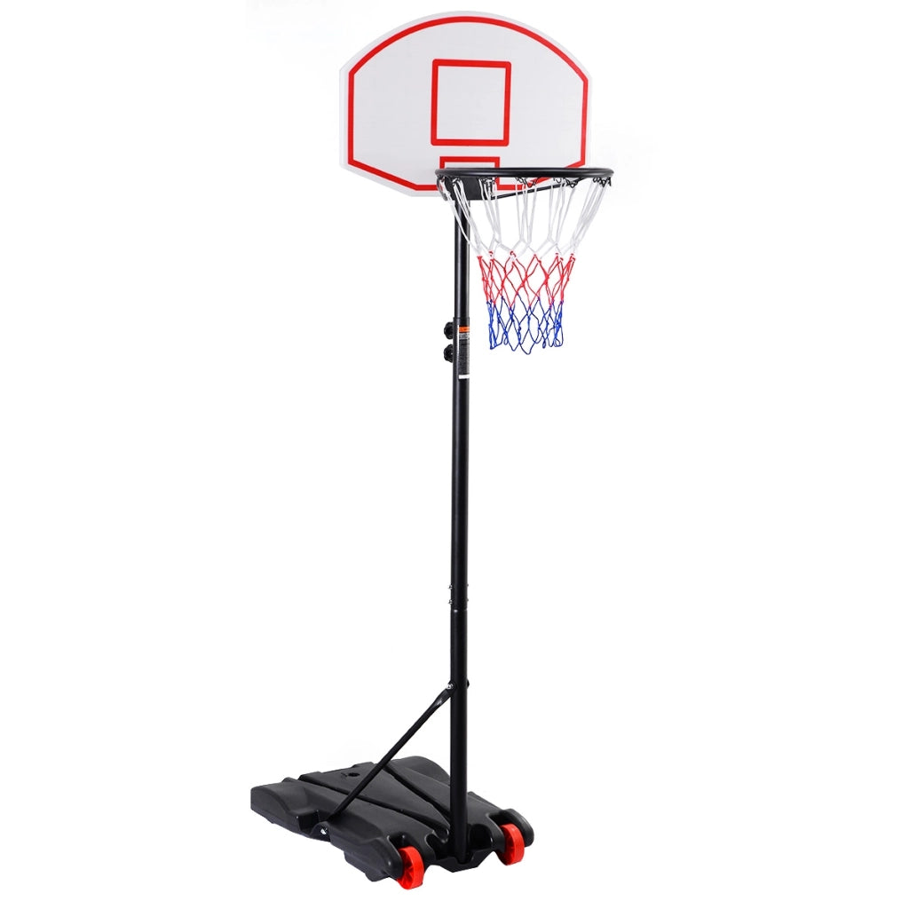 Canestro da basket con ruote altezza regolabile Canestro portatile con supporto da esterno 1,79-2,08m