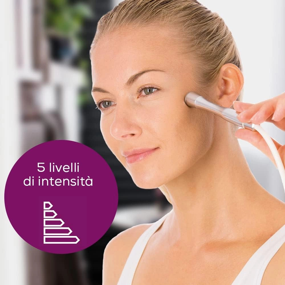 FC 100 Microdermoabrasione, Peeling del Viso Rivitalizzante con Massaggio Sottovuoto