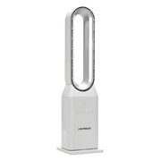 Trade Shop - Ventilatore A Torre 91cm 50w Bianco Senza Pale Silenzioso Oscillante Digitale Telecomando -