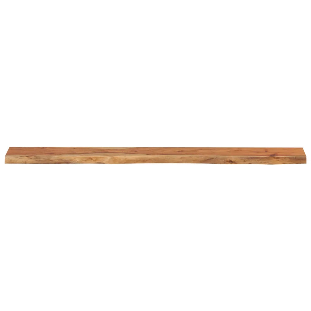 Mensola Muro 160x20x3,8cm Rettangolare Legno Acacia Bordi Vivi 370280