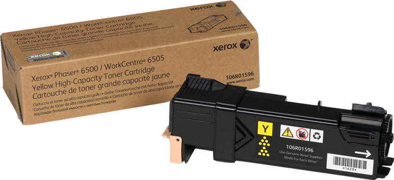 ORIGINAL Xerox toner giallo 106R01596 Phaser 6500 ~2500 Seiten