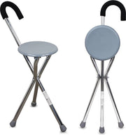 Bastone da passeggio pieghevole con sedile - Ergonomico, leggero e fino a 90 kg