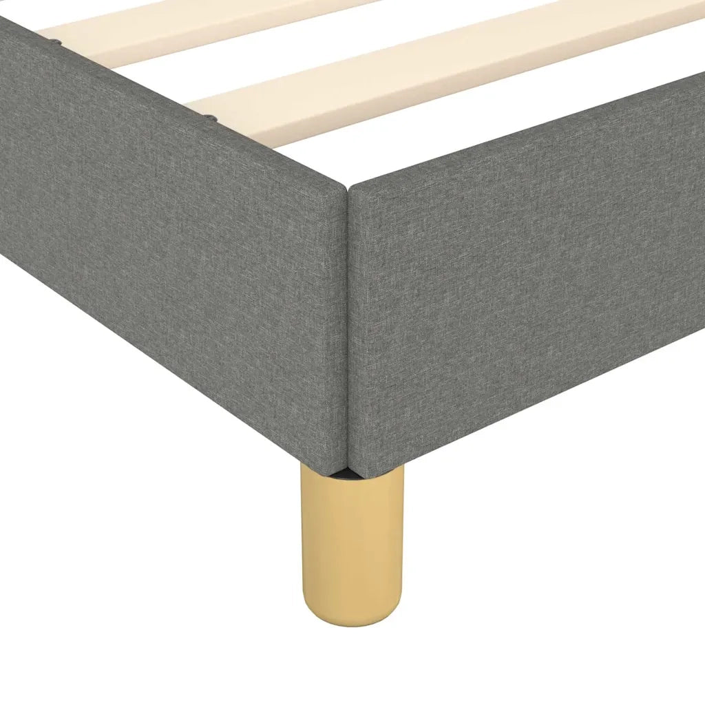 Giroletto senza Materasso Grigio Scuro 120x200 cm Tessuto 347400