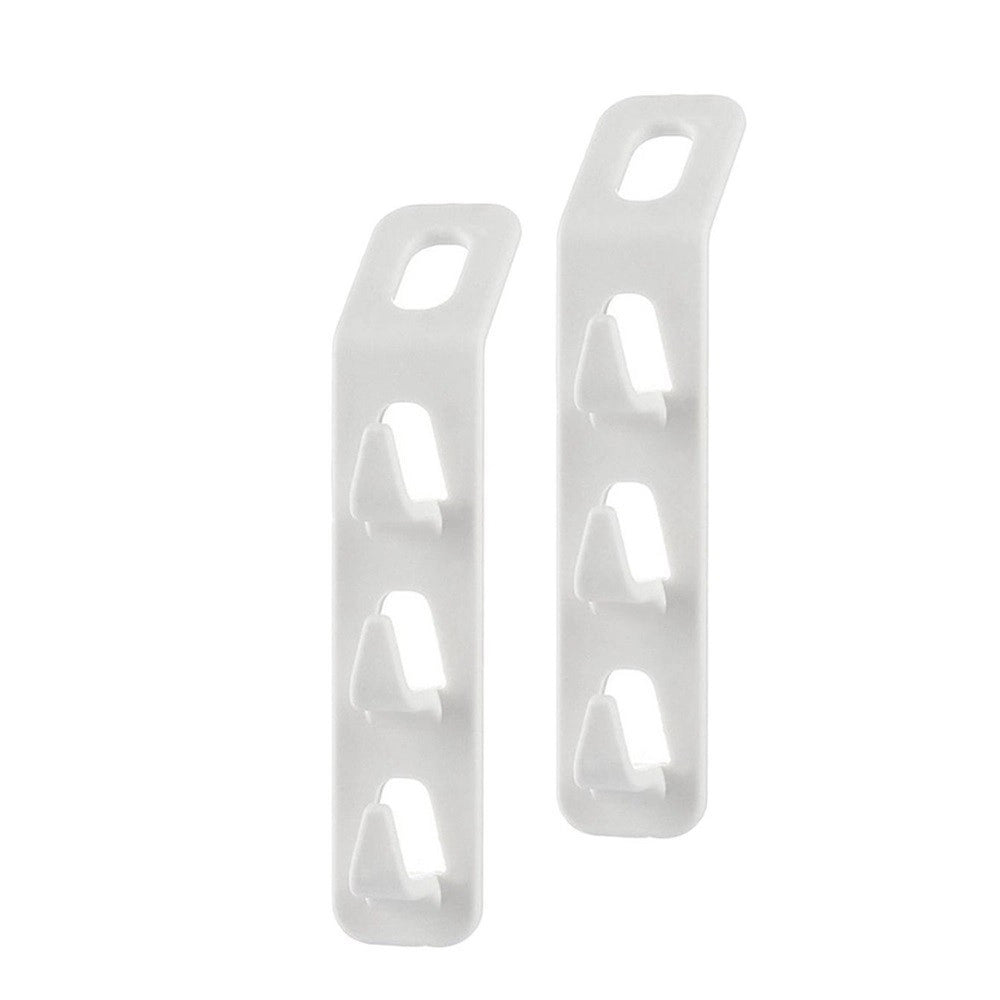 Trade Shop - Set 2 Pz Connettori Appendiabiti Salvaspazio Per Armadio Grucce A 3 Ganci 87356 -