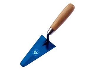 CAZZUOLINO PUNTA TONDA MANICO LEGNO- - mm.160 - 6 pezzi ALTE