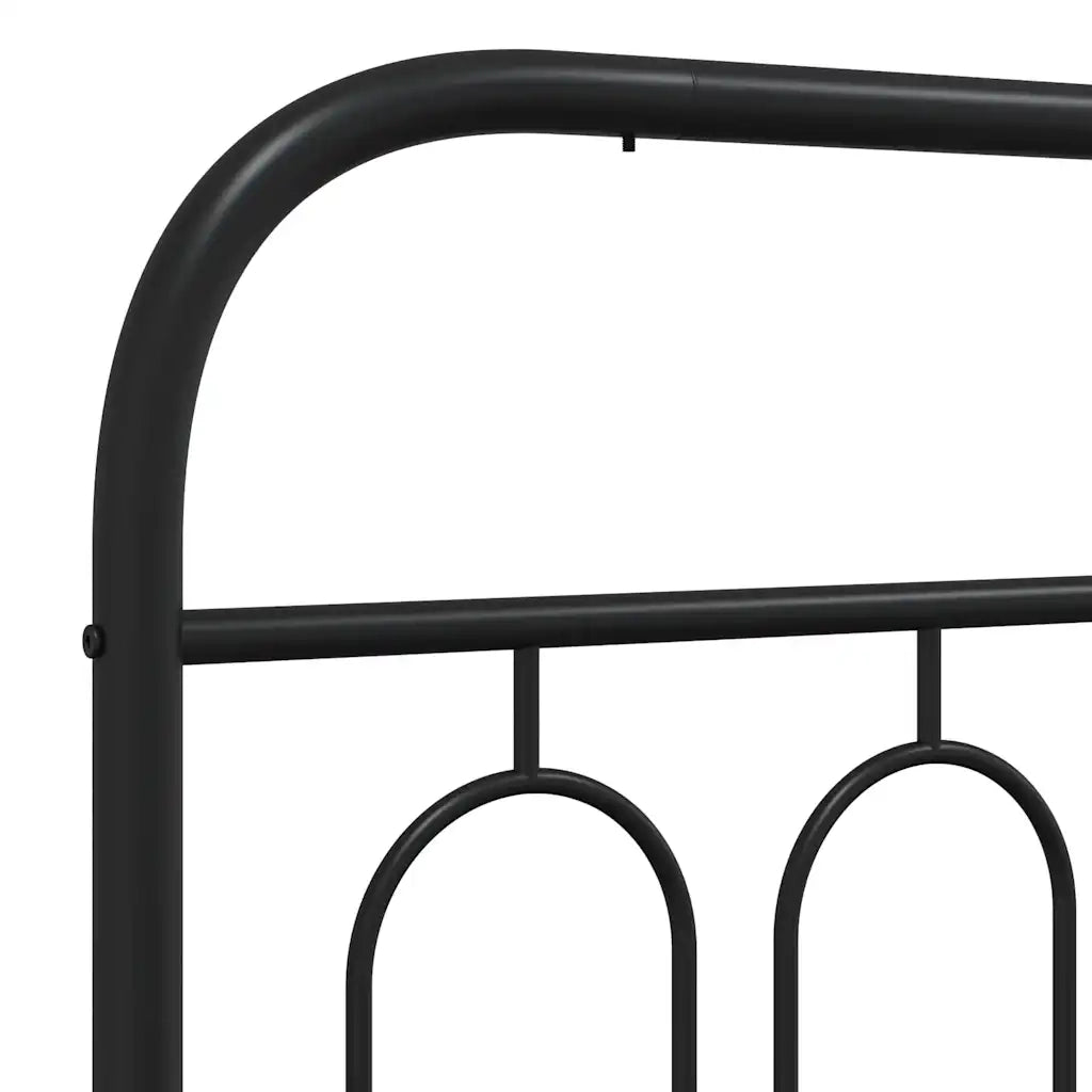 Testiera di Ricambio in Metallo Nero 160 cm 377152