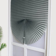 Gordini a pieghe autoadesivi, tende di oscuramento, persiane senza foratura, zanzariere per camera da letto - 60 cm x 150 cm (grigio)