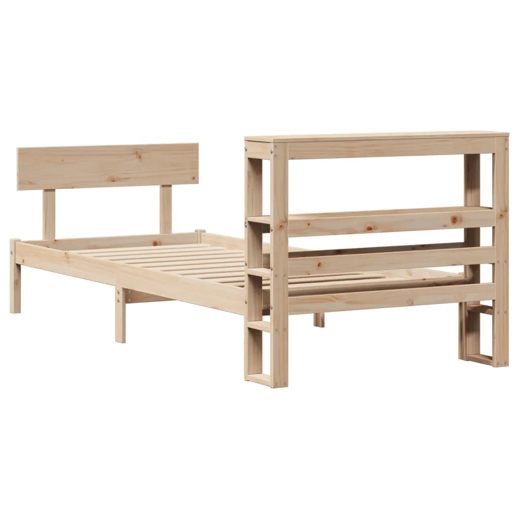 vidaXL Letto senza Materasso 90x200 cm in Legno Massello di Pino