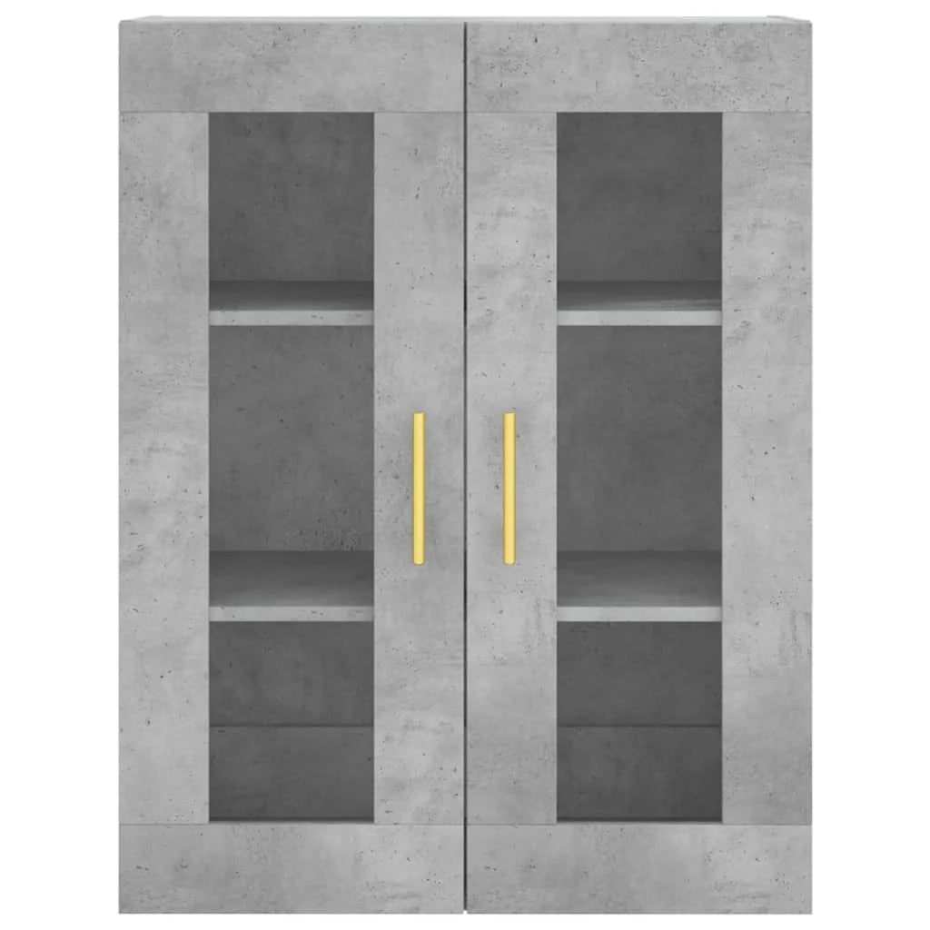 Buffet credenza cassettiera armadio mobile contenitore organizer cucina soggiorno salotto alto 69,5 x 34 x 180 cm legno ingegnerizzato grigio 02_0034524