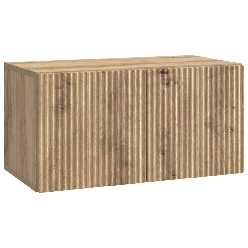 Mobile Porta TV da Muro Rovere Artigianale 59,5 x 31 x 30 cm 898544