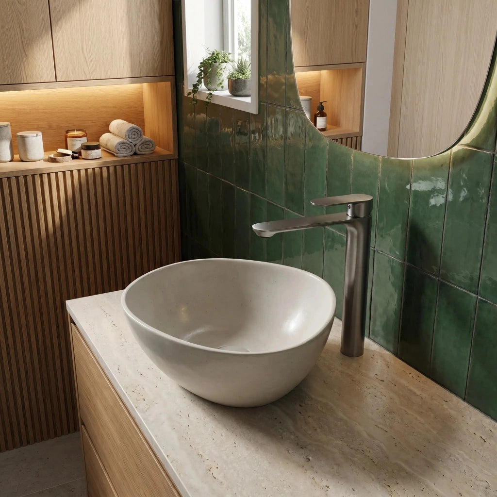 Rubinetto Da Lavabo Rea Drop Titan High