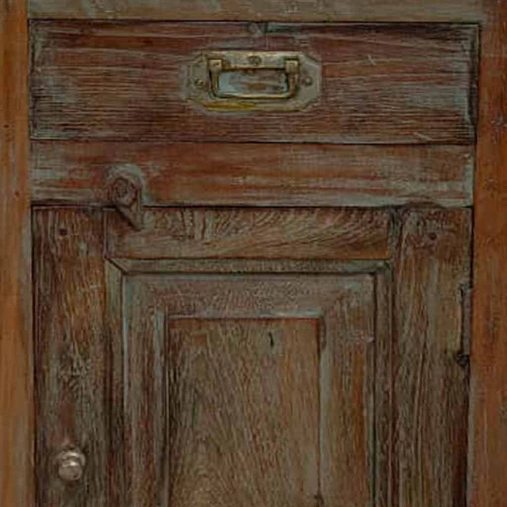 Comodino in legno fatto a mano44x35x73h cm