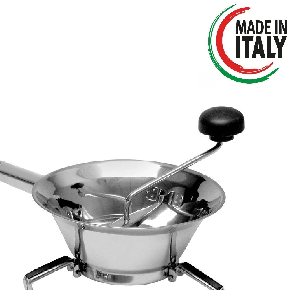 Passa Verdure Acciaio inox 18/10 3 Dischi Intercambiabili 20cm Made in italy