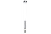 Lampada a sospensione tubo cromata Gwen LED 5W Reality