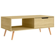 Tavolino salotto | Tavolino da caff¨¨ | Tavolino da Soggiorno Rovere Sonoma 100x49,5x43 cm Legno Multistrato