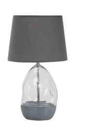 Lampada da tavolo Apolonia Rabalux vetro grigio E27