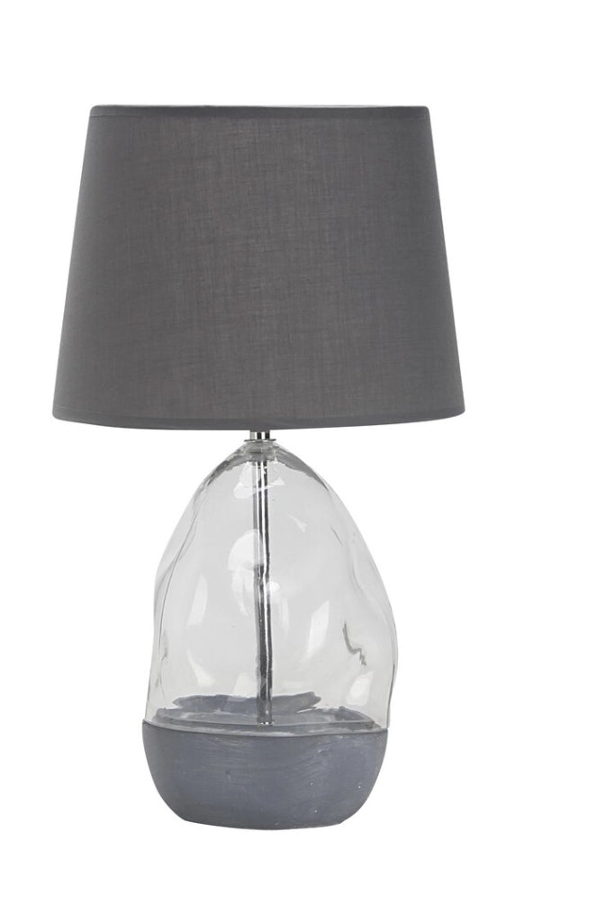 Lampada da tavolo Apolonia Rabalux vetro grigio E27