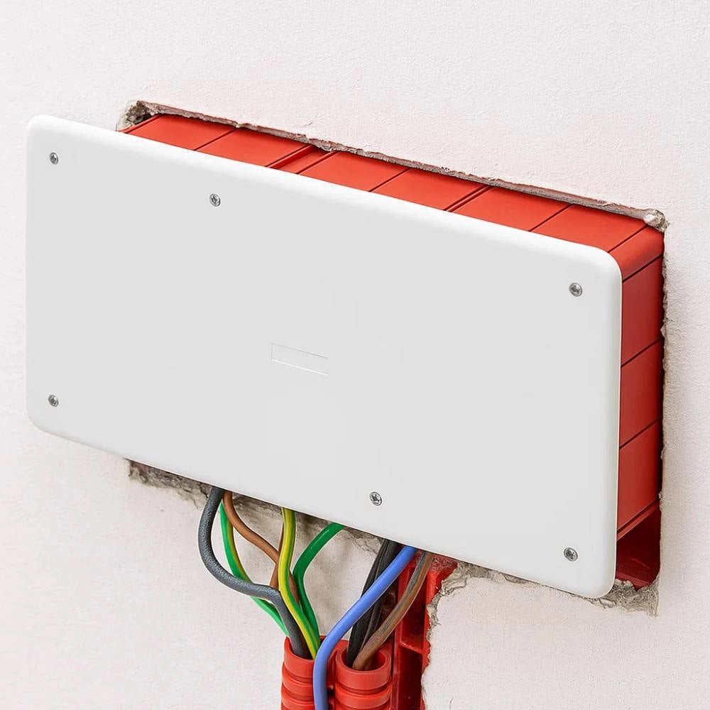 Gewiss cassette da incasso serie 48 in tecnopolimero con coperchio bianco *** dimensioni 516 x 202 x 90 millimetri, c...