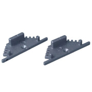Kit Terminali Tappi di Chiusura In Metallo Per Profilato Alluminio BAZ3010