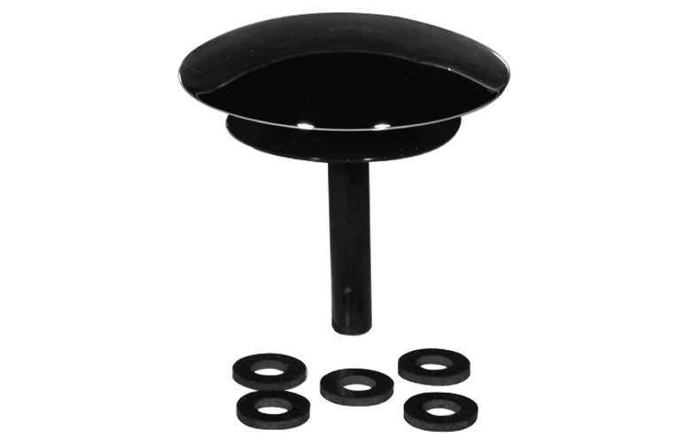 TAPPARELLO IN OTTONE CROMATO PER COLONNA VASCA- Cromo- BONOM- pezzi 1