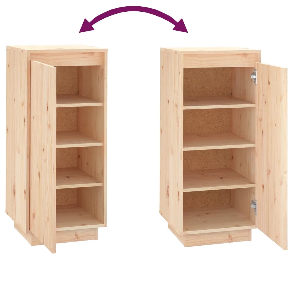 Scarpiera-Scaffale per scarpe 35x35x80 cm in Legno Massello di Pino