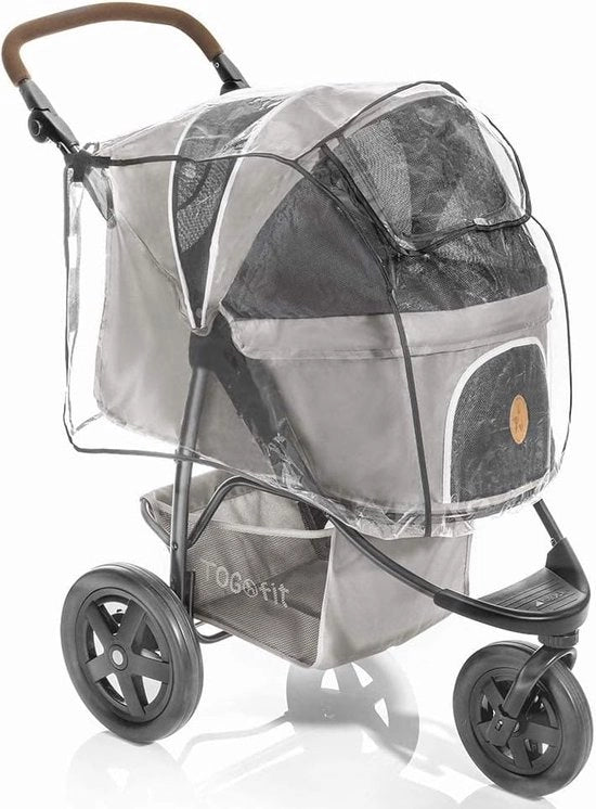 Copertine di protezione per carrozzine per cani - Protezione trasparente per carrozzine per cani con aperture di ventilazione