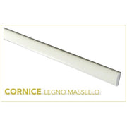 CORNICE MASSELLO 1.8X0.45X200CM BIANCO LACCATO