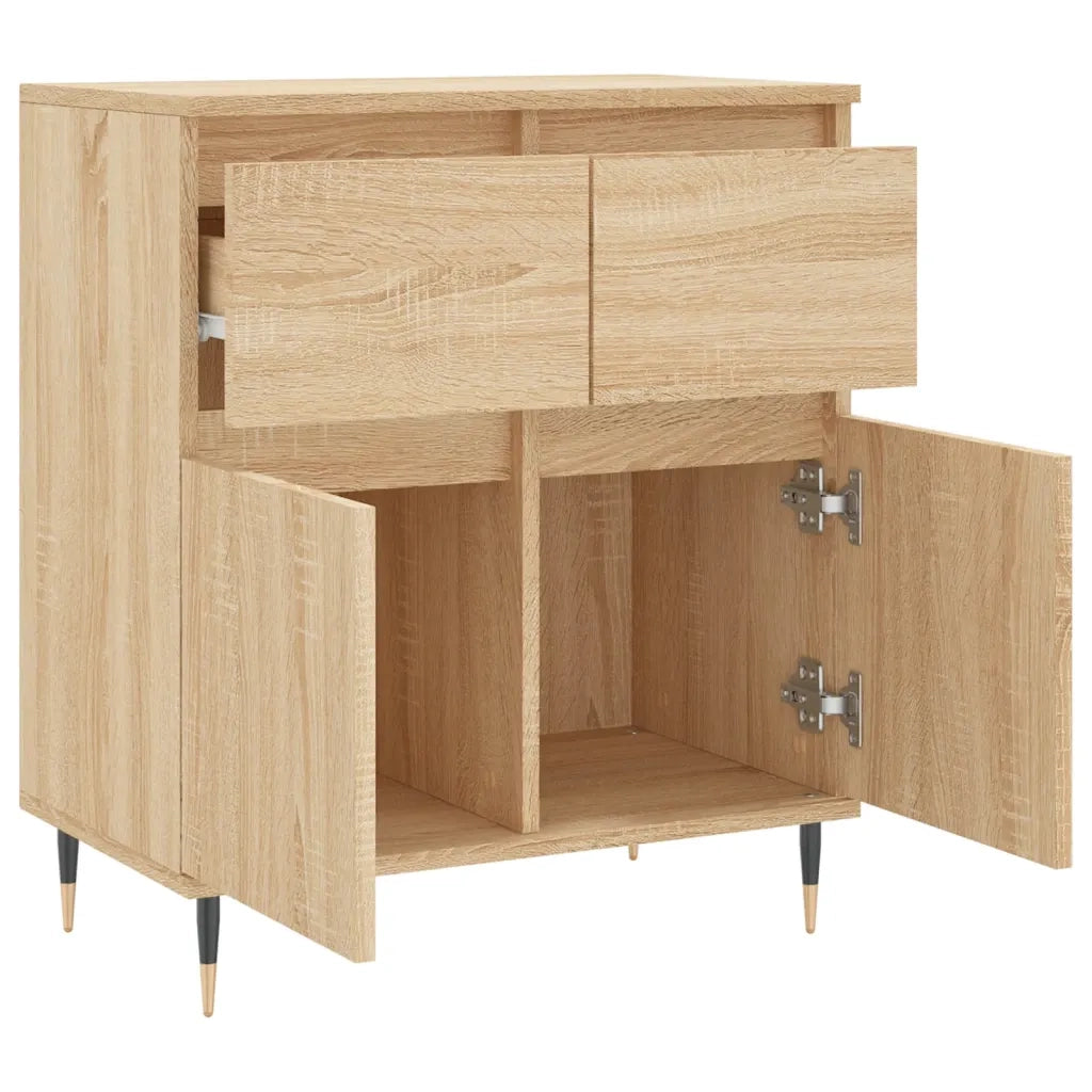 Credenza | Madia | Buffet da pranzo | Armadio da pranzo Rovere Sonoma 60x35x70 cm in Legno Multistrato