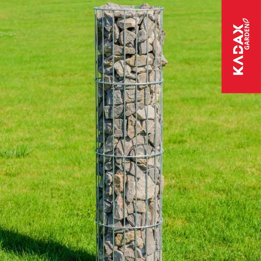 Pergola da giardino KADAX per piante e fiori, palo in metallo da 120 cm + ancoraggi