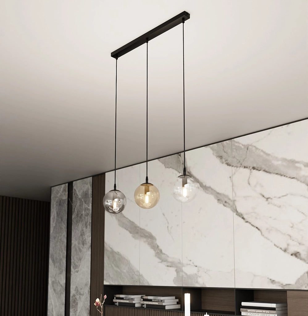 Lampadario Emibig COSMO 3 Black Mix 3xE14 70cm dimmerabile