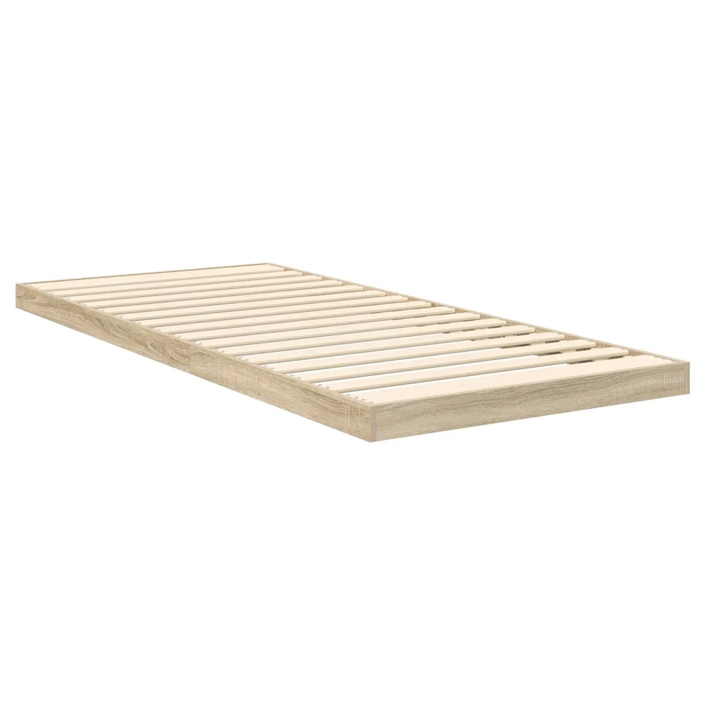 Struttura letto a terra Sonoma 75 x 190 cm Legno multistrato 893518
