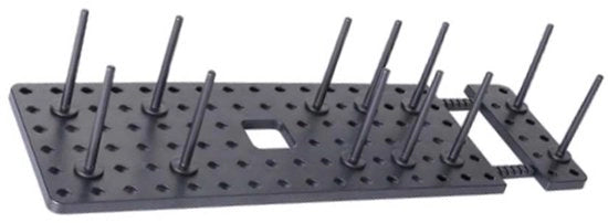 Opbergrek multifunzionale - 1 pezzo - nero - plastica - 54 x 15 x 10 cm