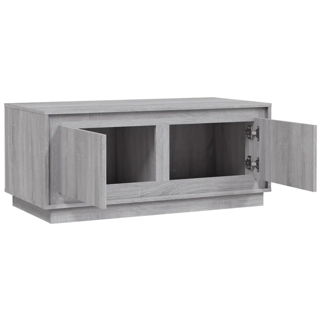 Tavolino da salotto | Tavolino da caff¨¨ | Tavolino da Soggiorno Grigio Sonoma 102x50x44cm Legno Multistrato