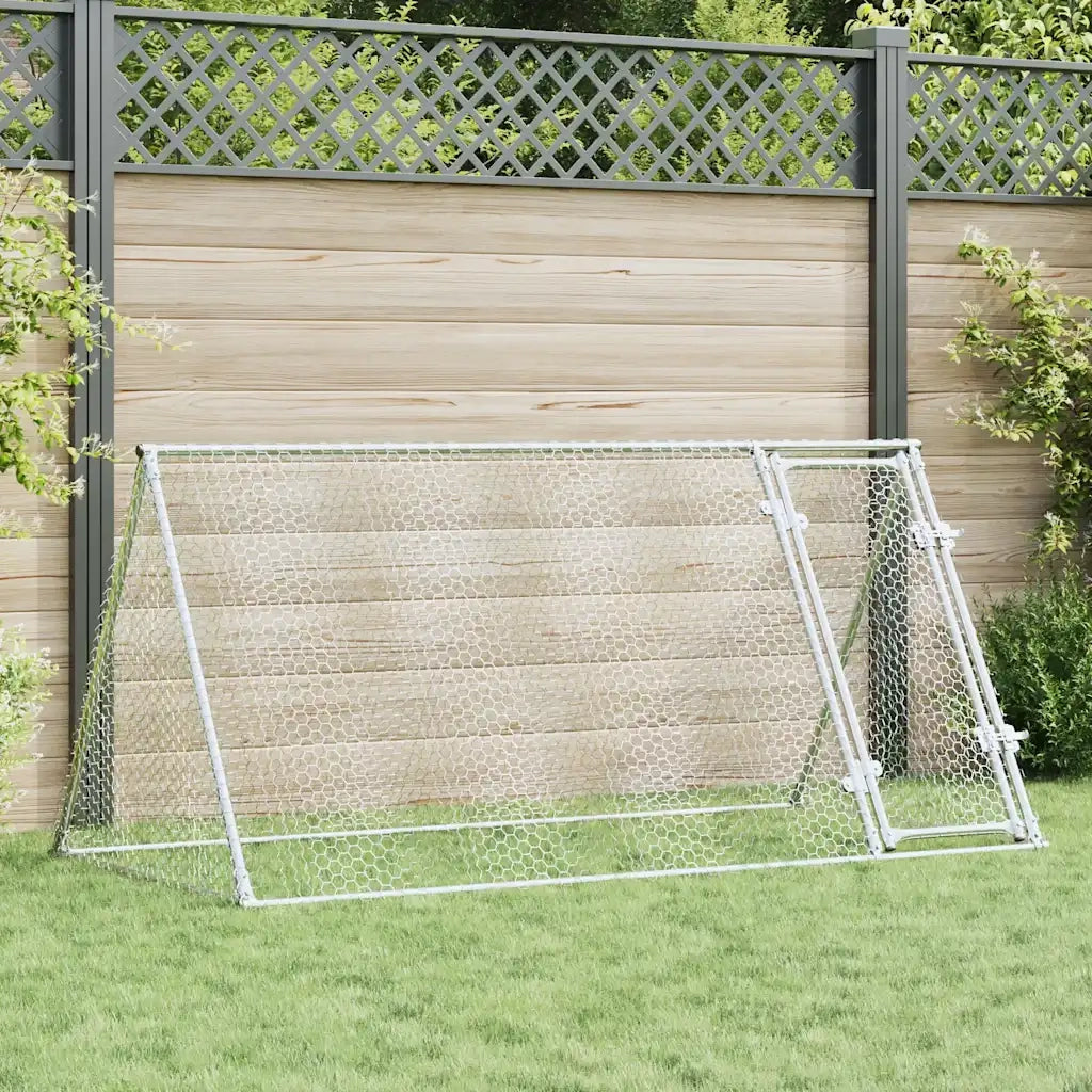 Gabbia per Polli Argento 200x105x91 cm in Acciaio Zincato CFW2573150