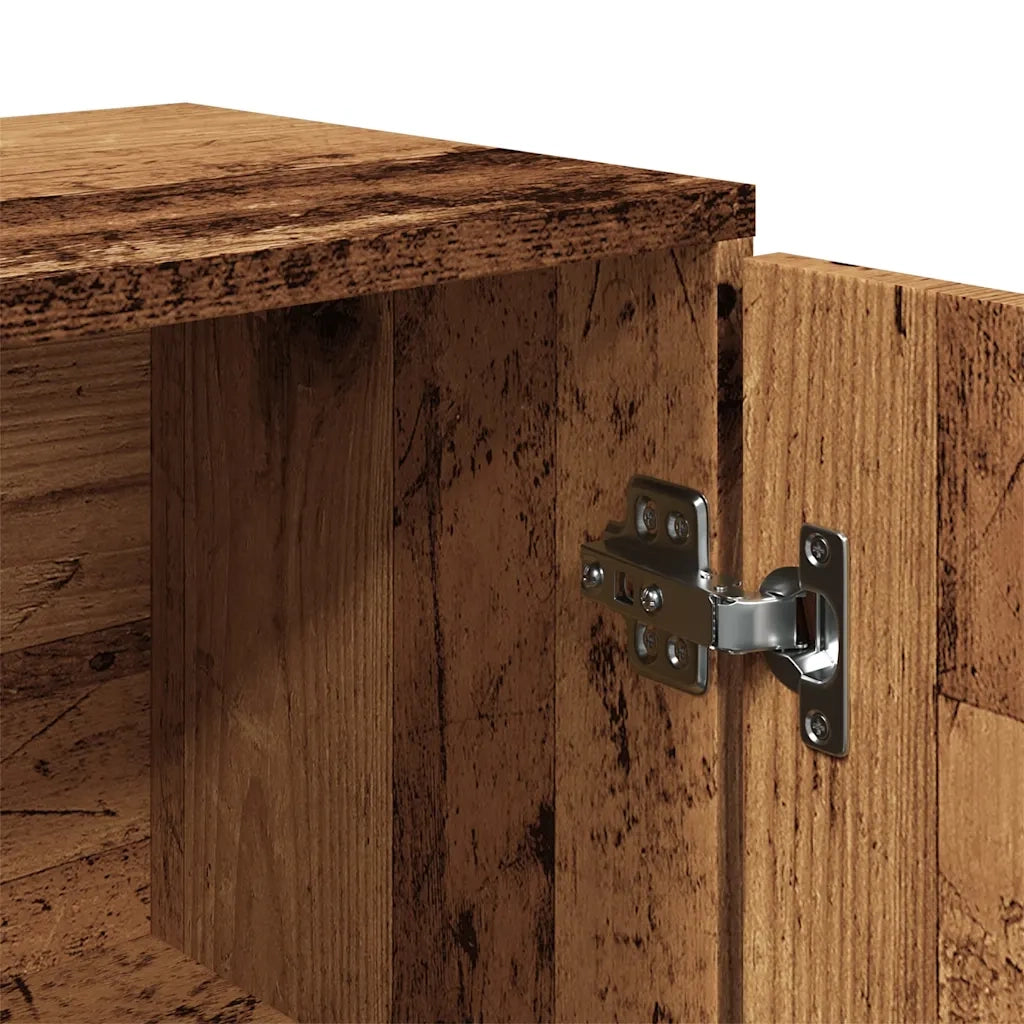 Credenza Legno Antico 88x30x64 cm in Legno Multistrato