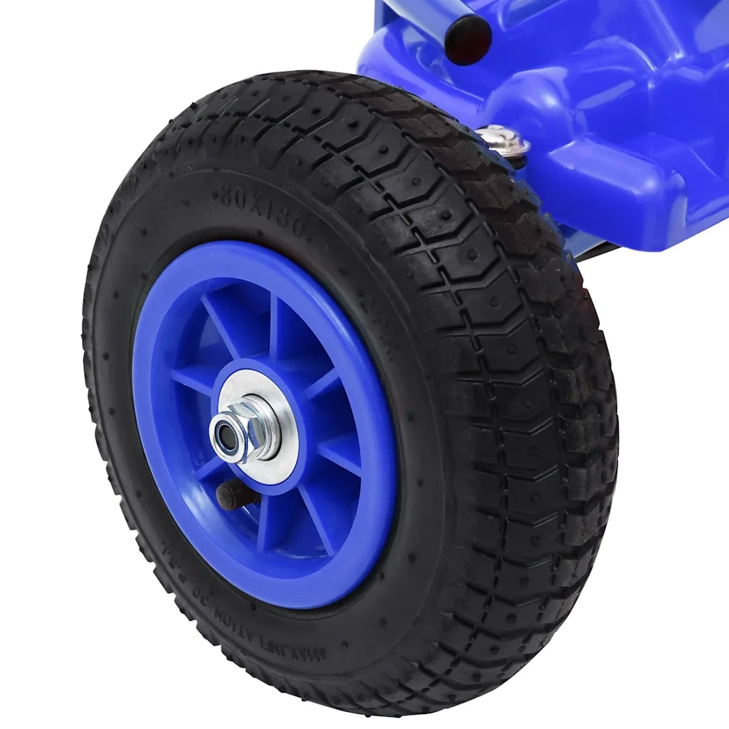 Go Kart a Pedali con Pneumatici Blu CFW2837028