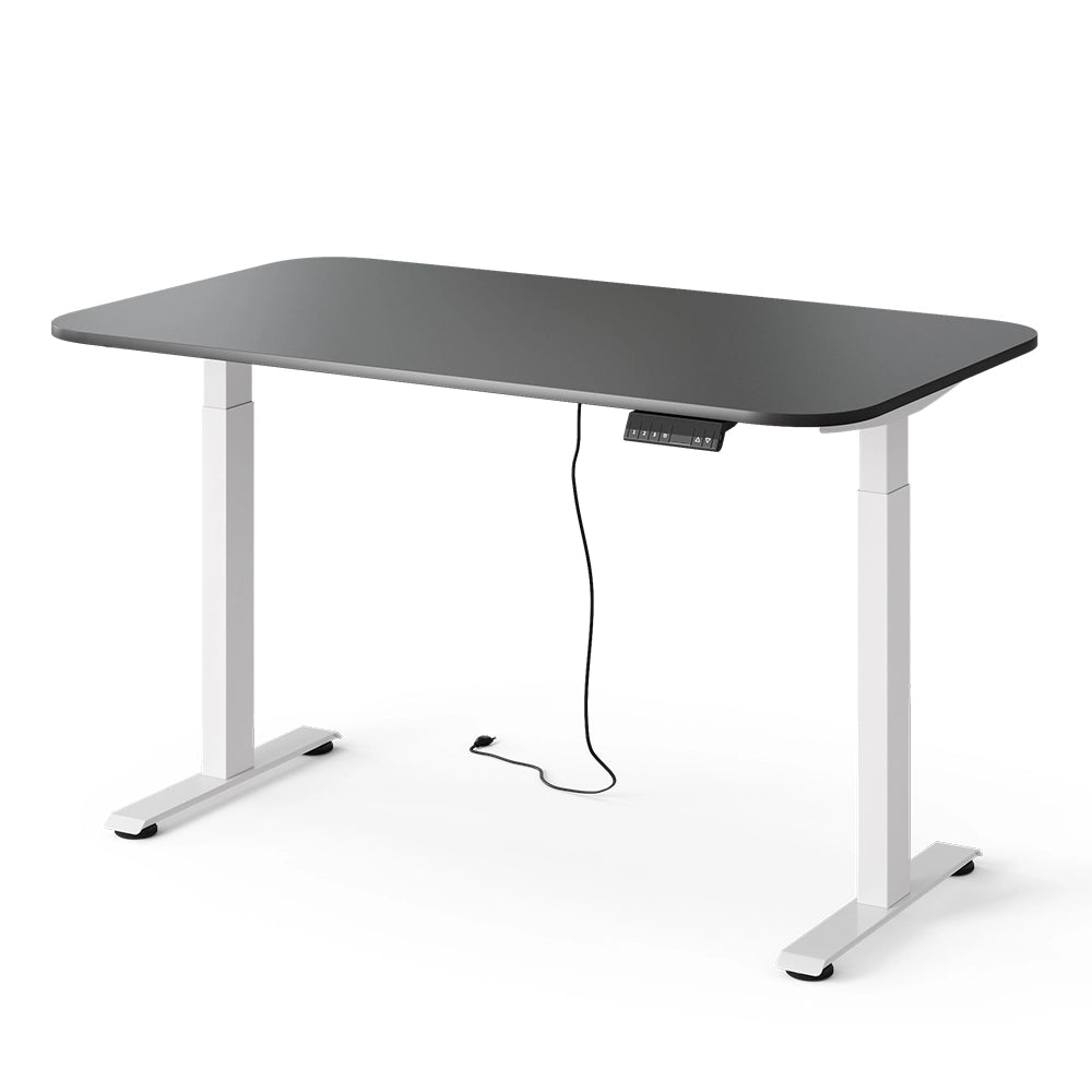 Vicco Scrivania Bianco/antracite 140 x 80 cm 2 motori