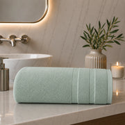 Rovarero, Telo Bagno Sfumatura Colore Struttura Menta, Verde Menta
