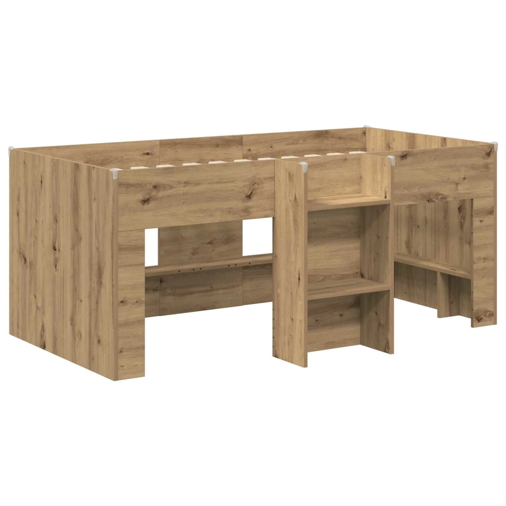 Letto Alto per Bambini Rovere Artigianale 163 x 101,1 x 68,5 cm 3422578