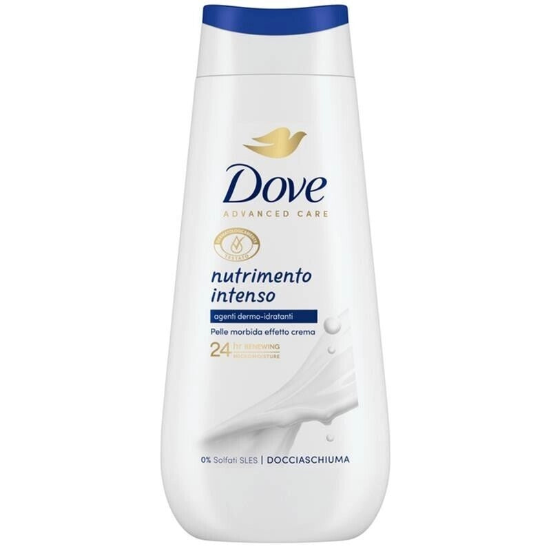 SET 6 DOVE DOCCIASCHIUMA  NUTRIMENTO INTENSO 225ML