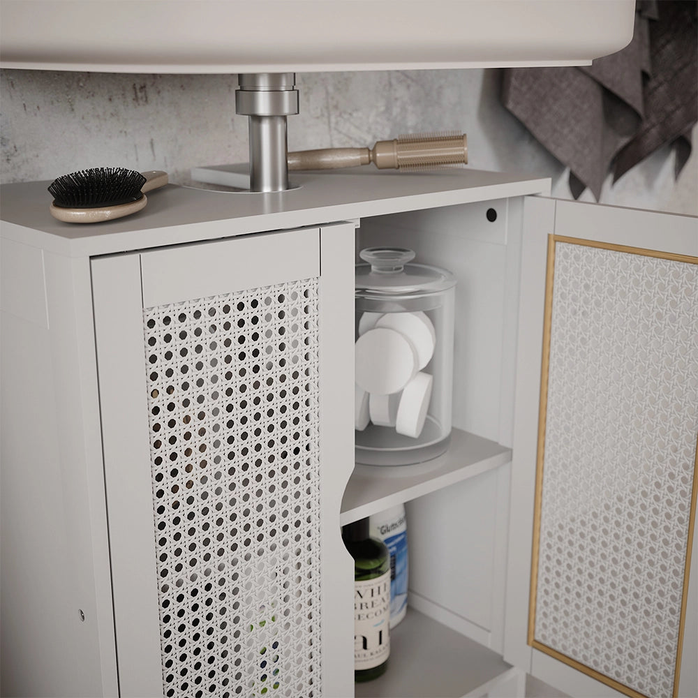 Vicco Set di mobili da bagno Bianco 3 parti
