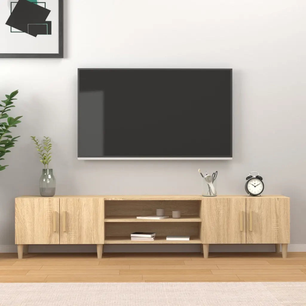 Mobile per TV Rovere Sonoma 180x31,5x40 cm in Legno Multistratocod mxl 70766