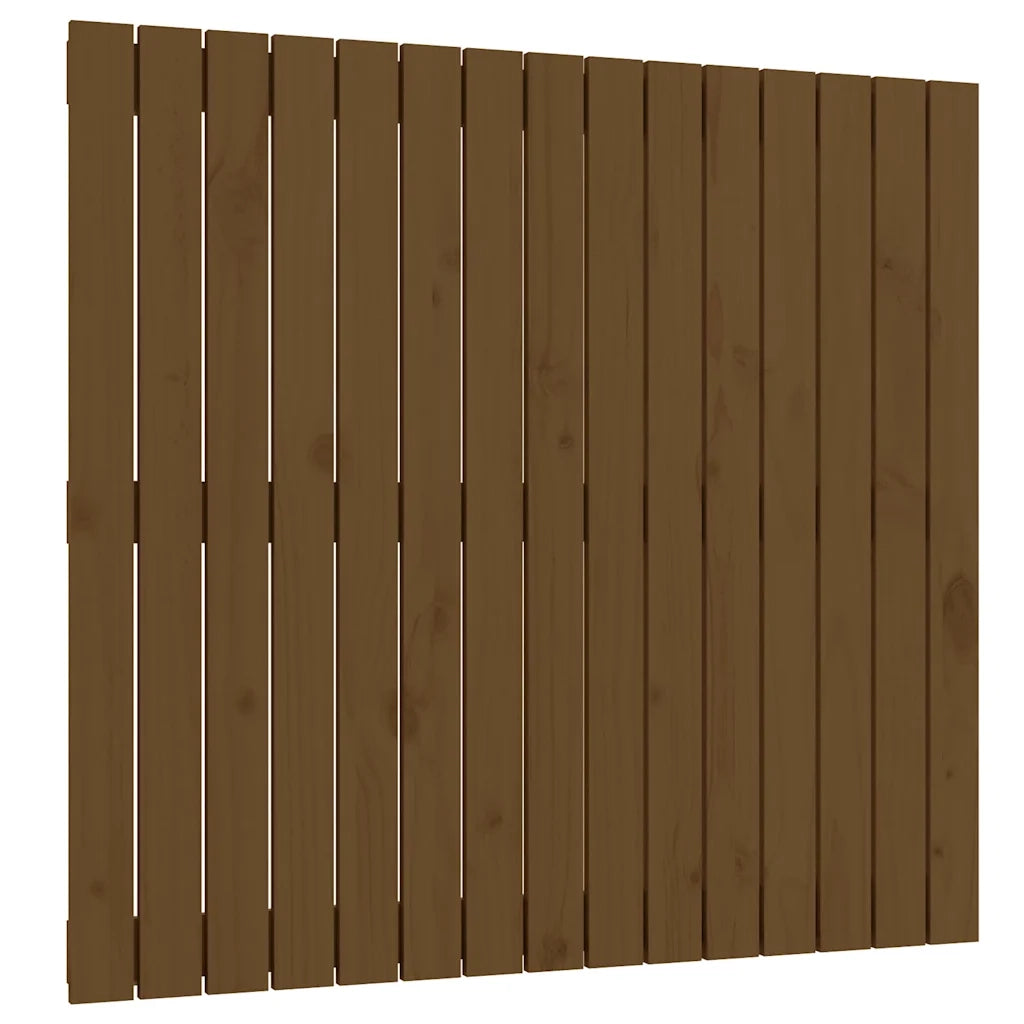 Testiera da Parete Ambra 95,5x3x90 cm in Legno Massello di Pino 824886
