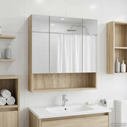Mobiletto per specchio da bagno Rovere Sonoma 60 x 14.5 x 70 cm 889185