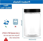 Confezione da 20 lattine in plastica a chiusura ermetica 300 ml BPA-free