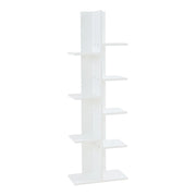 Libreria a 9 ripiani 122 x 40 x 20 cm bianca 03_0008995