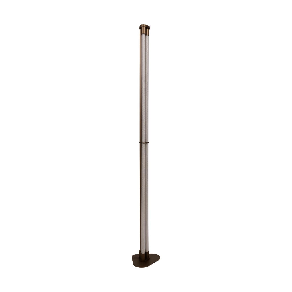 Lampada da terra LED 2x17W JANDERIN champagne Lucide